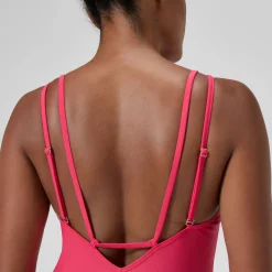 Maillot de bain Femme effet galbant Strappy rouge