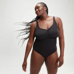 Maillot de bain Femme grande taille effet galbant AquaNite noir