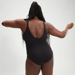 Maillot de bain Femme grande taille effet galbant AquaNite noir