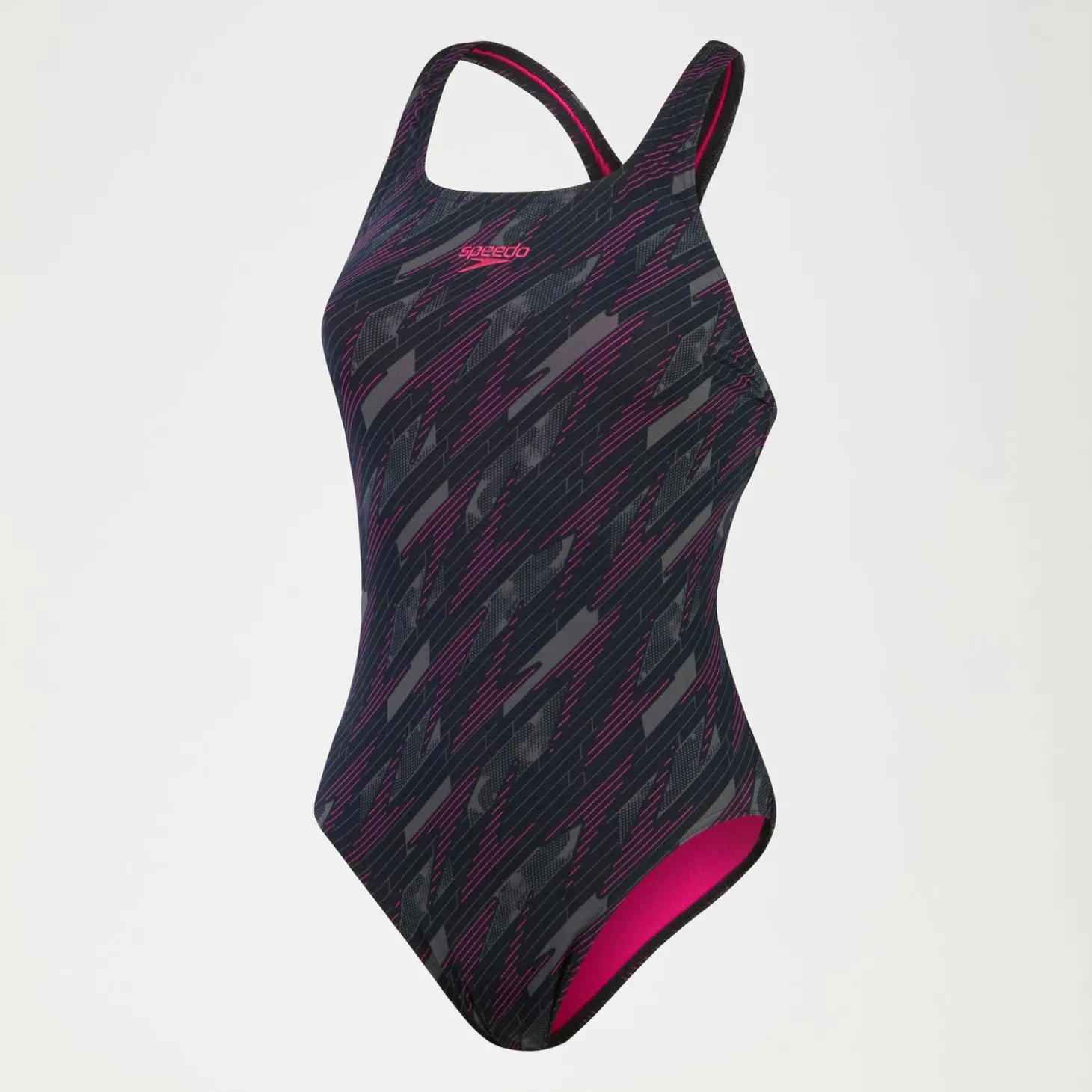 Maillot de bain Femme HyperBoom Medalist noir/rose