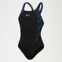 Maillot de bain Femme HyperBoom Muscleback noir/bleu