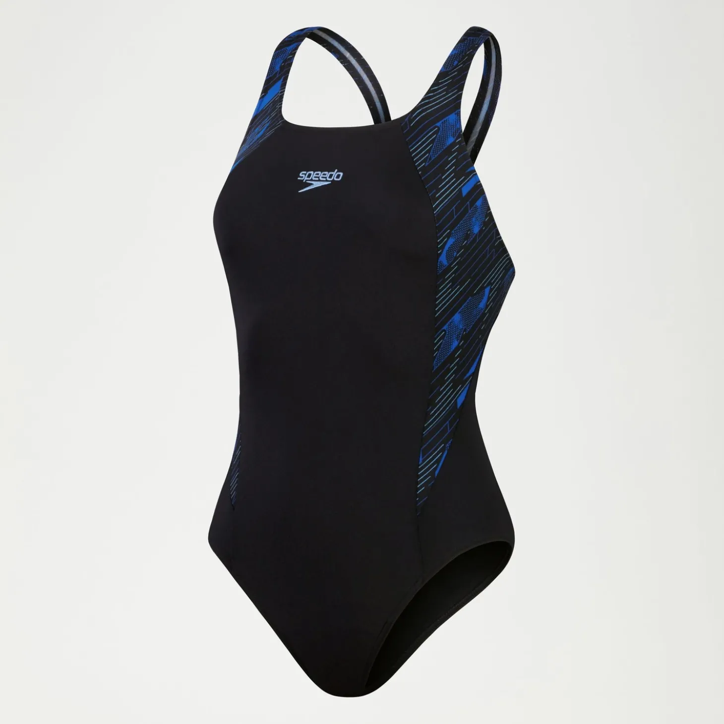 Maillot de bain Femme HyperBoom Muscleback noir/bleu