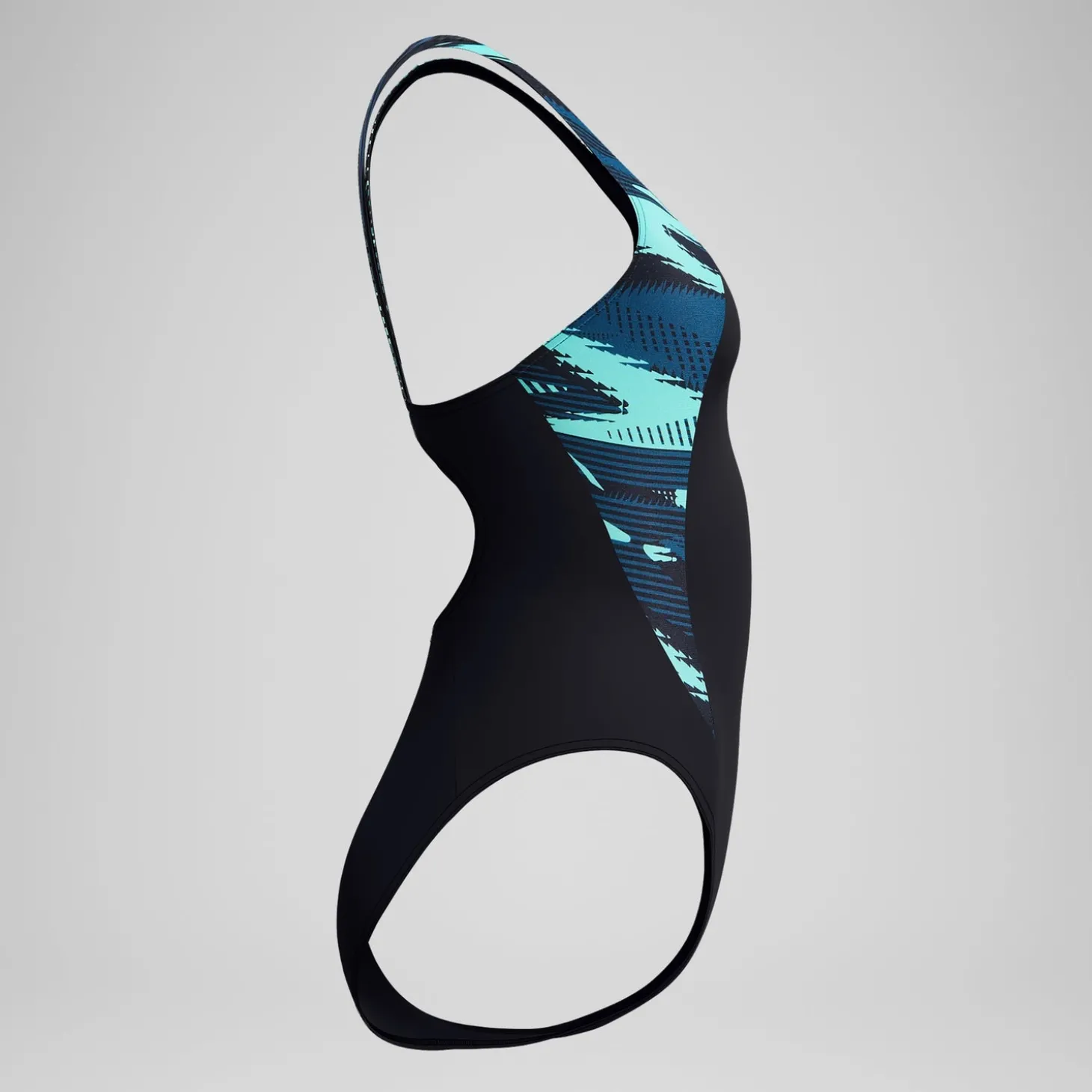 Maillot de bain Femme HyperBoom Splice Muscleback sarcelle foncé/vert