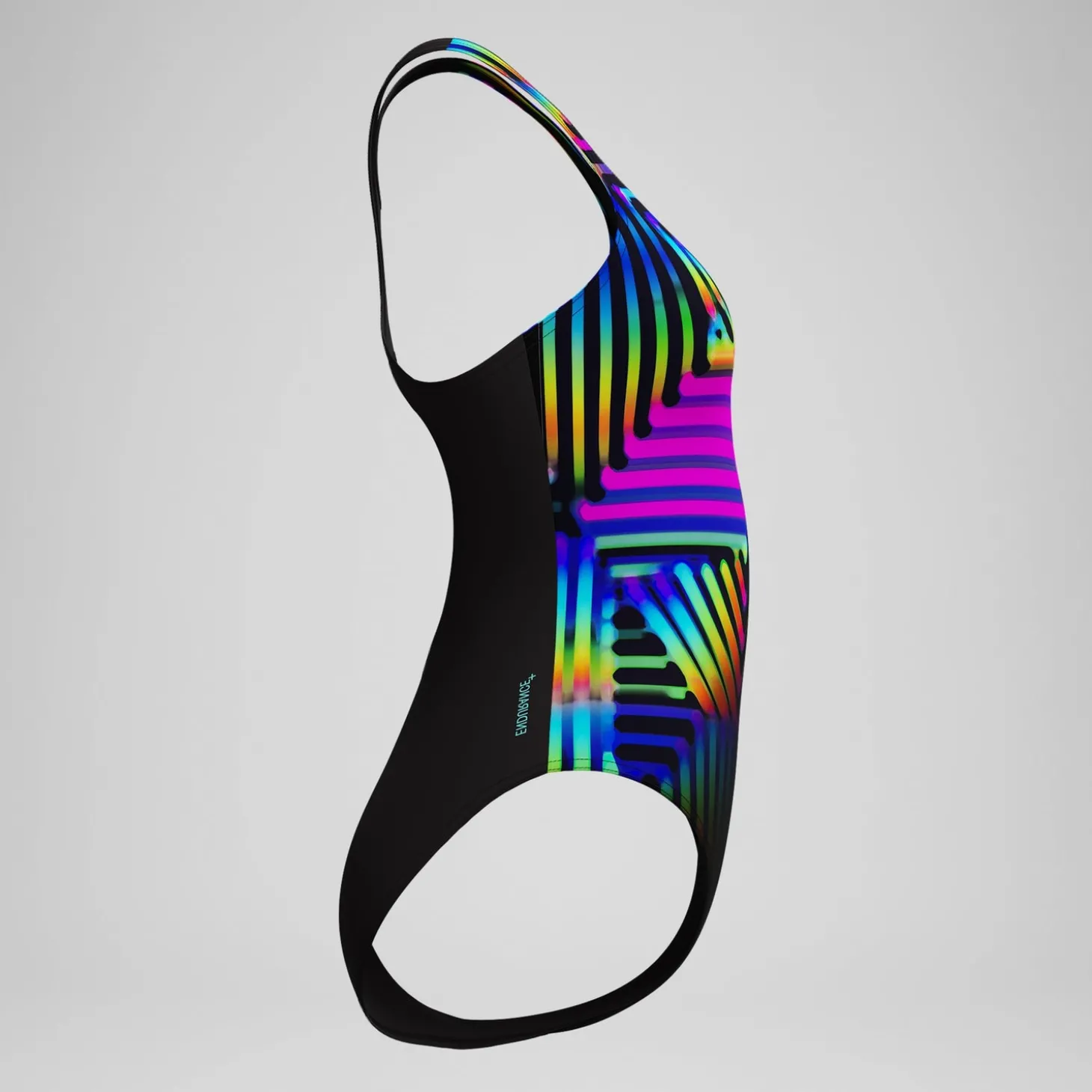 Maillot de bain Femme Medalist imprimé numérique noir