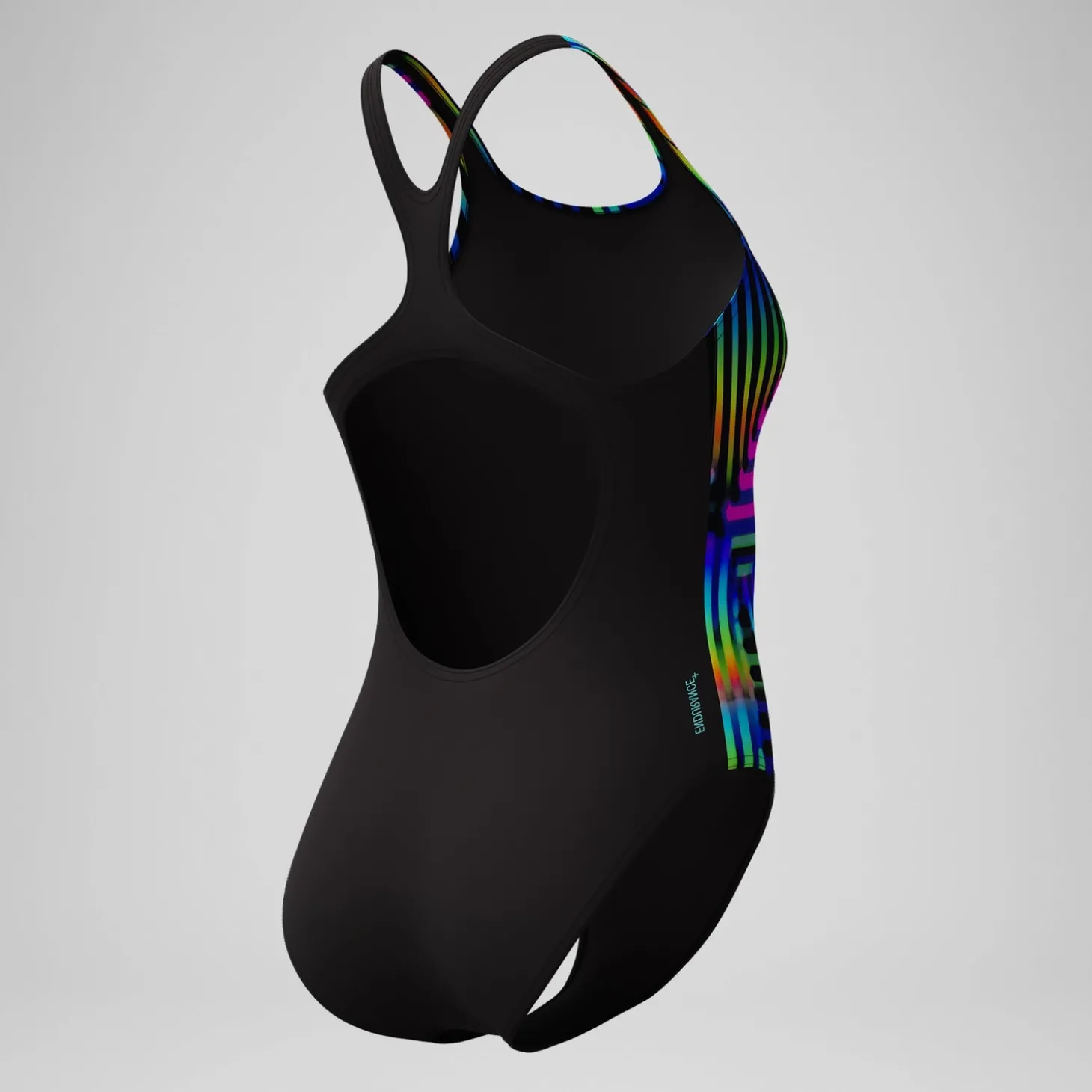 Maillot de bain Femme Medalist imprimé numérique noir