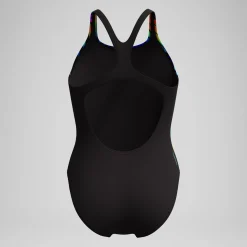 Maillot de bain Femme Medalist imprimé numérique noir