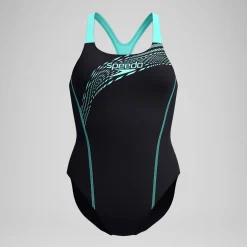 Maillot de bain Femme Medley Logo noir/turquoise