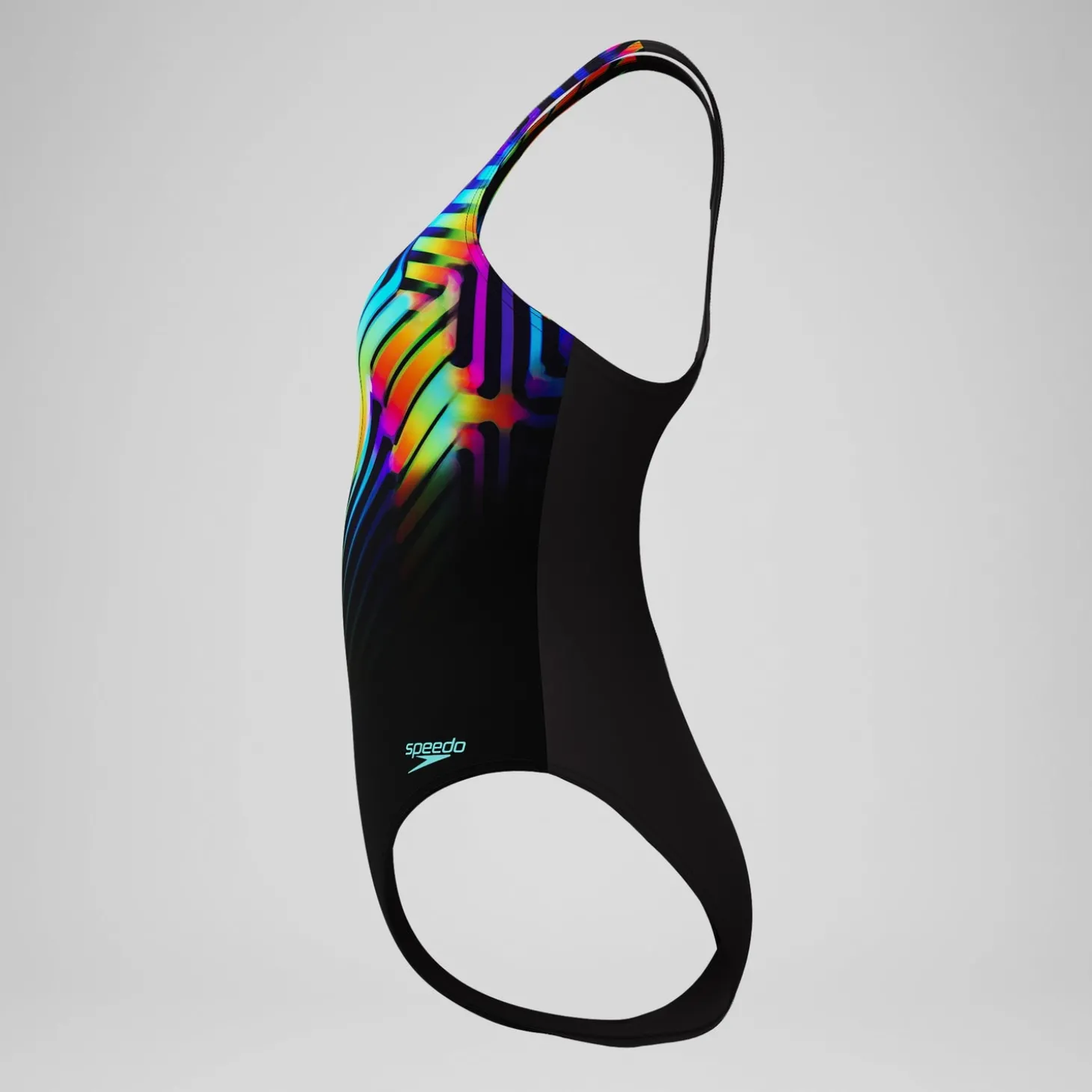 Maillot de bain Femme Medalist imprimé numérique noir