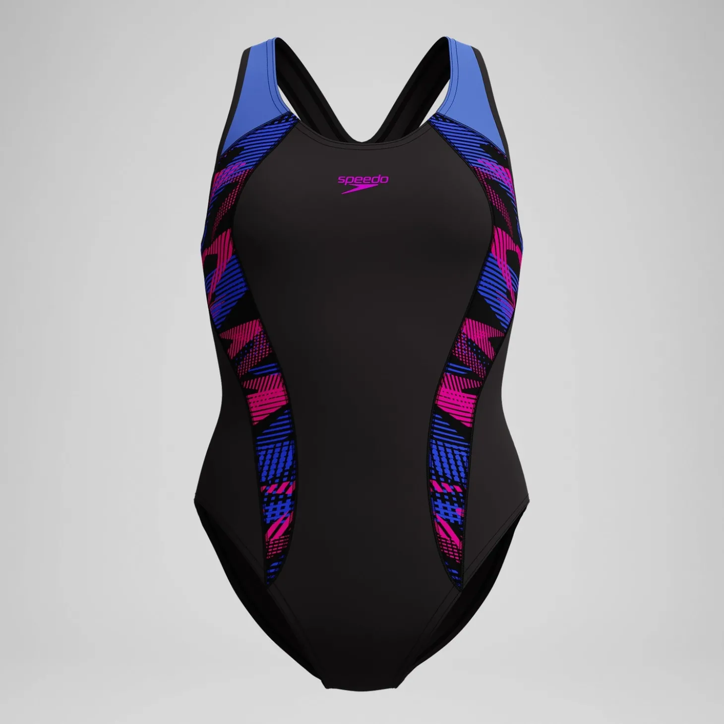 Maillot de bain Femme Placement Laneback noir/bleu