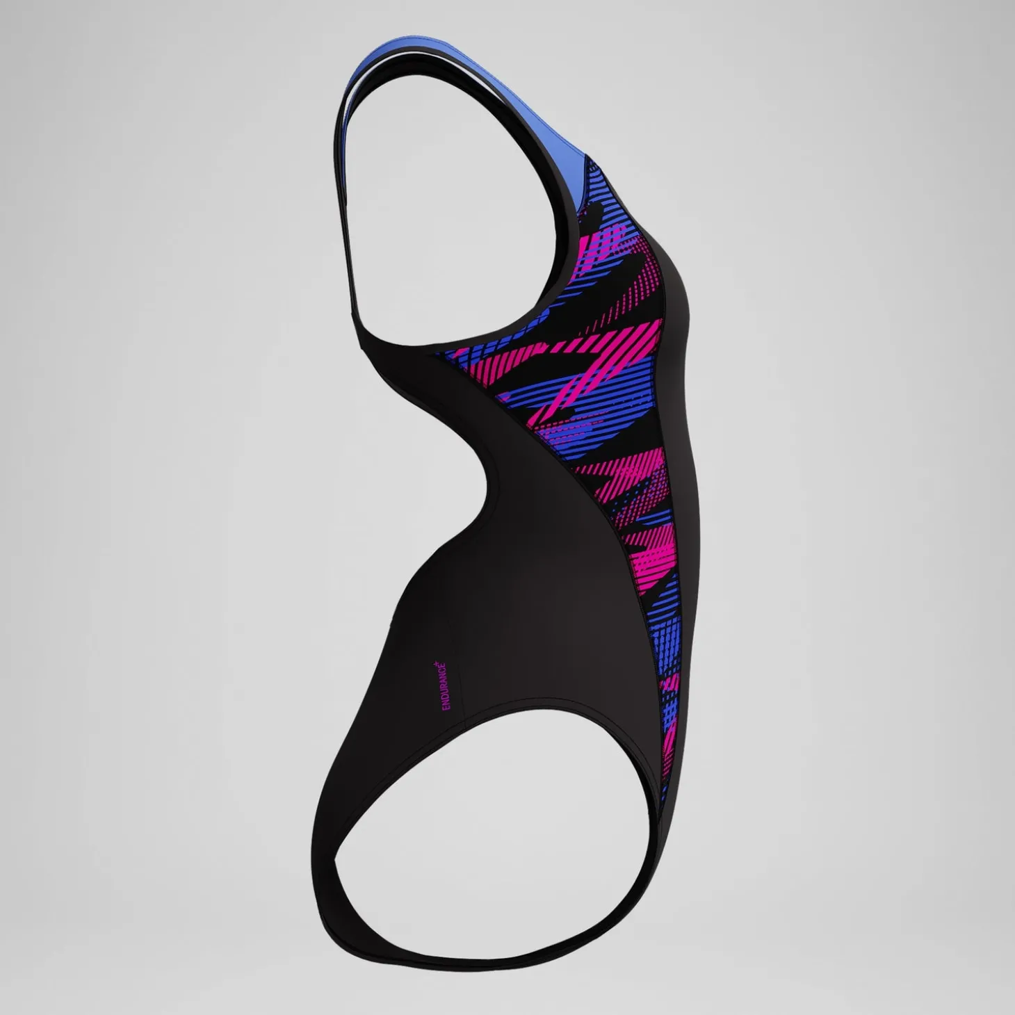 Maillot de bain Femme Placement Laneback noir/bleu