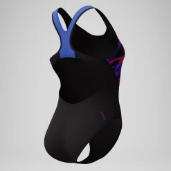 Maillot de bain Femme Placement Laneback noir/bleu