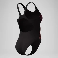 Maillot de bain Femme Placement Muscleback noir/rose