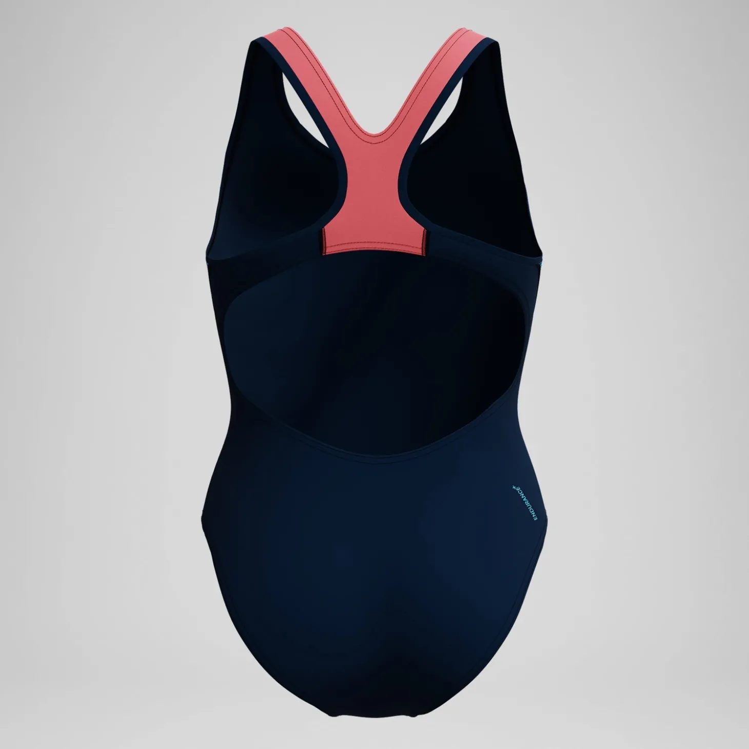 Maillot de bain Femme Placement bleu marine/corail