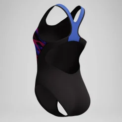 Maillot de bain Femme Placement Laneback noir/bleu