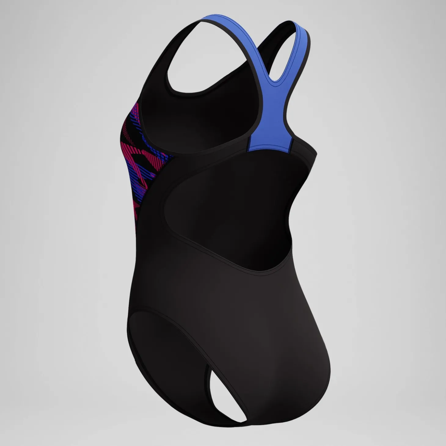 Maillot de bain Femme Placement Laneback noir/bleu