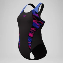 Maillot de bain Femme Placement Laneback noir/bleu