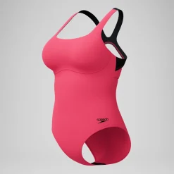 Maillot de bain Femme Racer Zip rouge