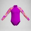 Maillot de bain Fille à manches longues rose
