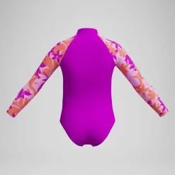 Maillot de bain Fille à manches longues rose