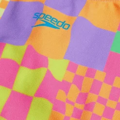 Maillot de bain Fille Digital Placement Splashback bleu marine/rose