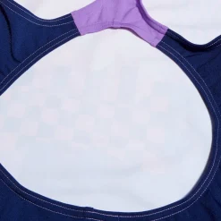 Maillot de bain Fille Digital Placement Splashback bleu marine/rose