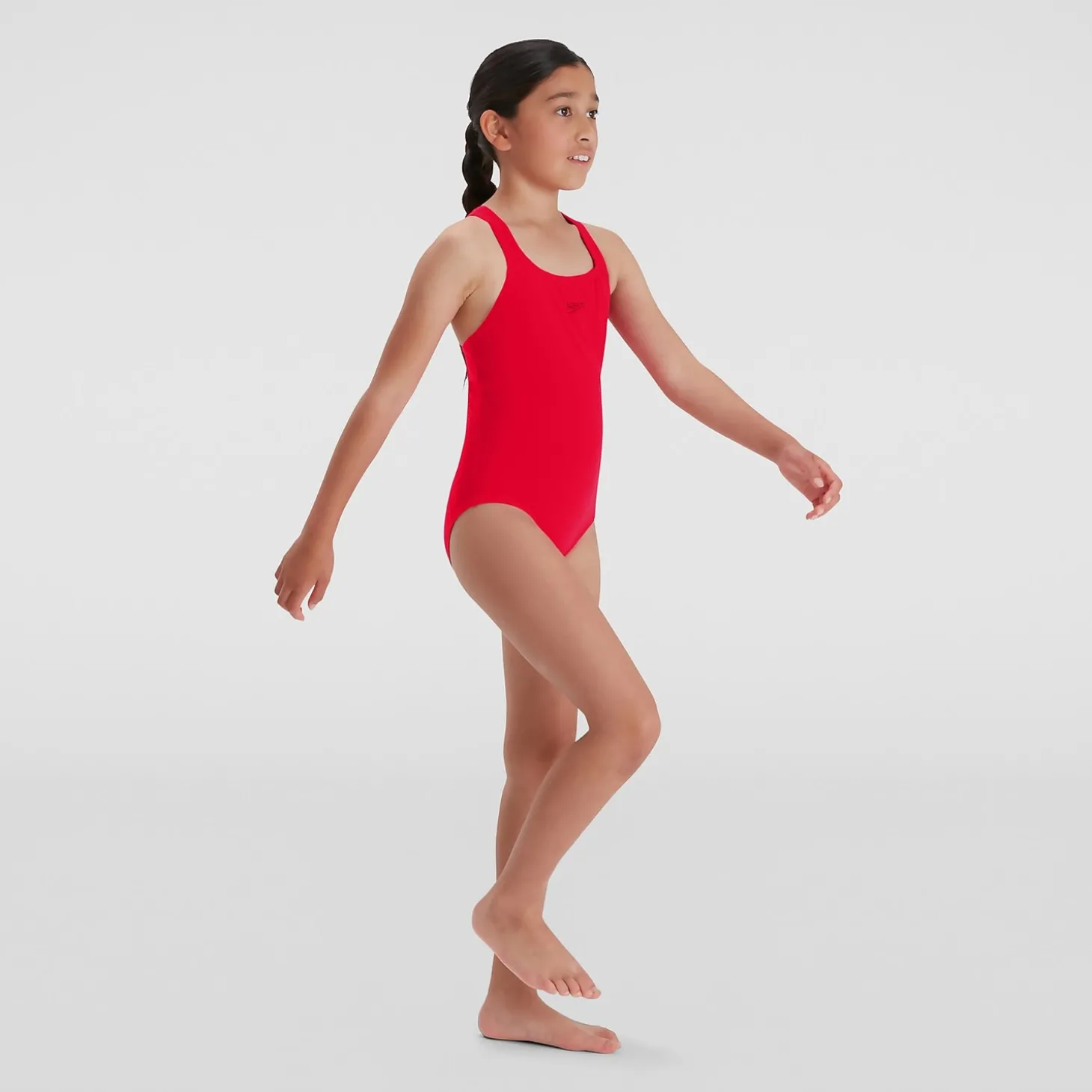 Maillot de bain Fille Eco Endurance+ Medalist rouge