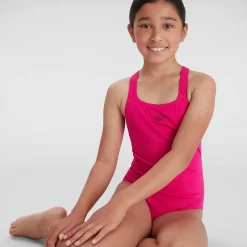 Maillot de bain Fille Eco Endurance+ Medalist rose