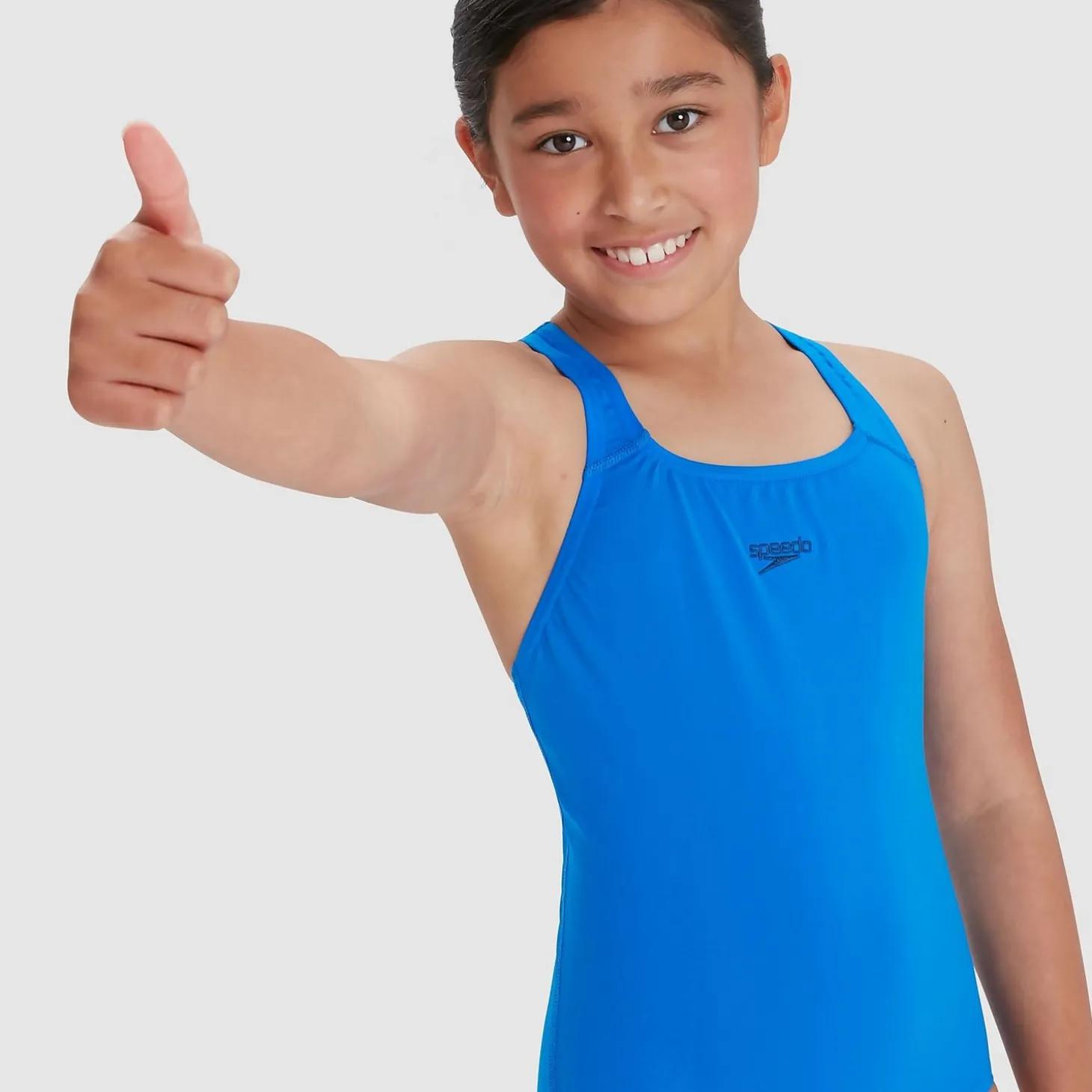 Maillot de bain Fille Eco Endurance+ Medalist bleu