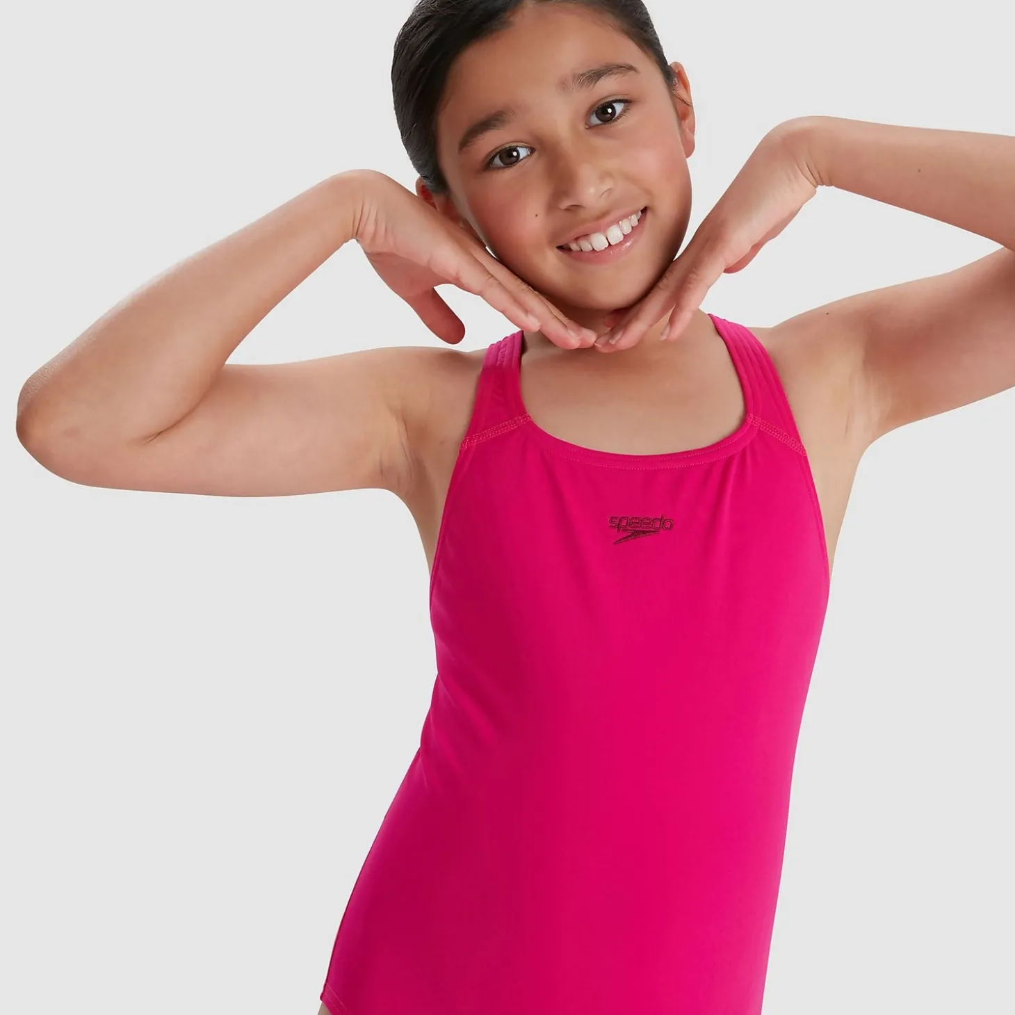 Maillot de bain Fille Eco Endurance+ Medalist rose