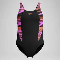 Maillot de bain Fille HyperBoom Splice Muscleback noir/rose