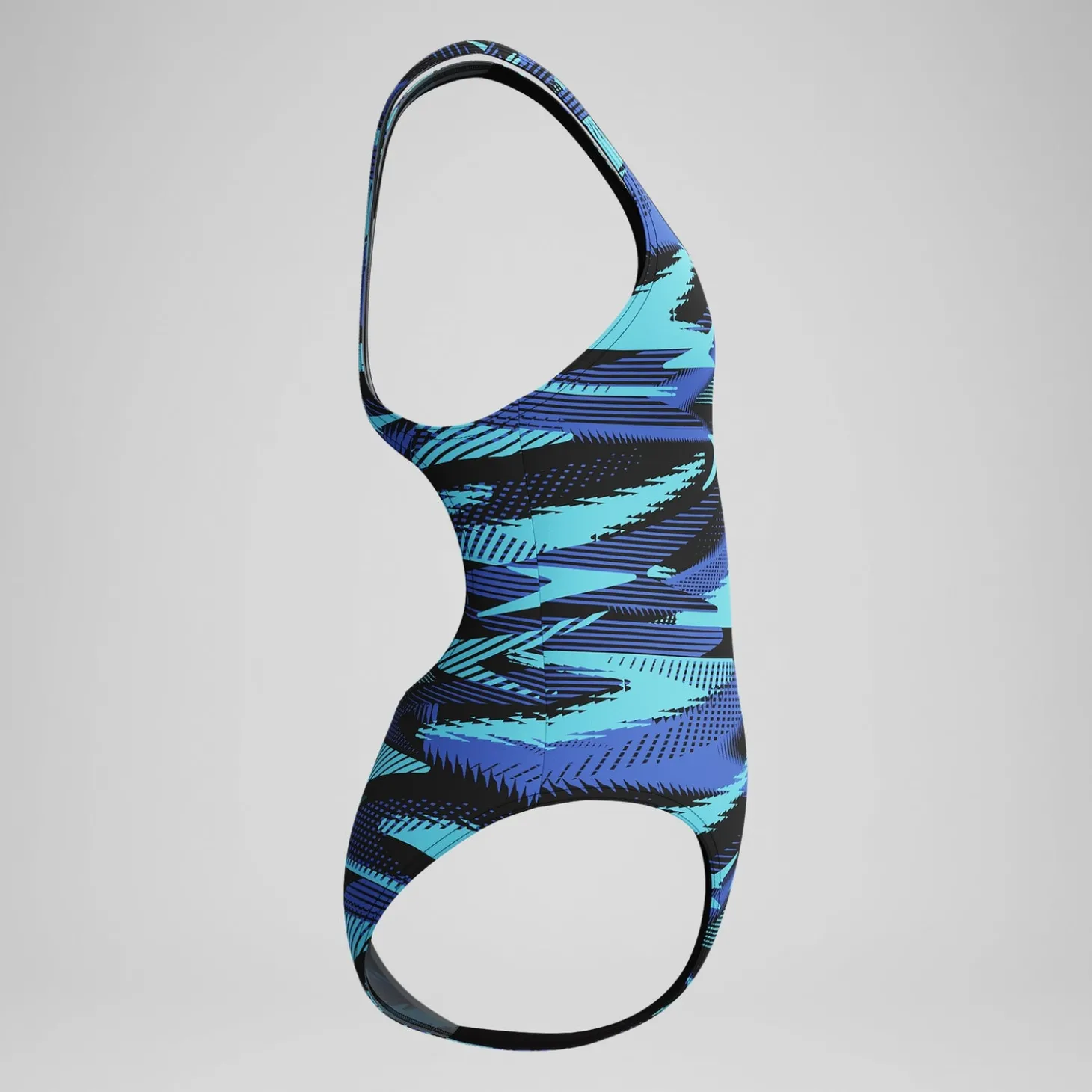 Maillot de bain Fille HyperBoom Medalist imprimé bleu