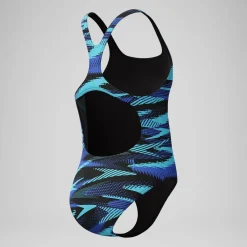 Maillot de bain Fille HyperBoom Medalist imprimé bleu