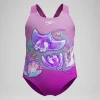 Maillot de bain Fille imprimé numérique rose
