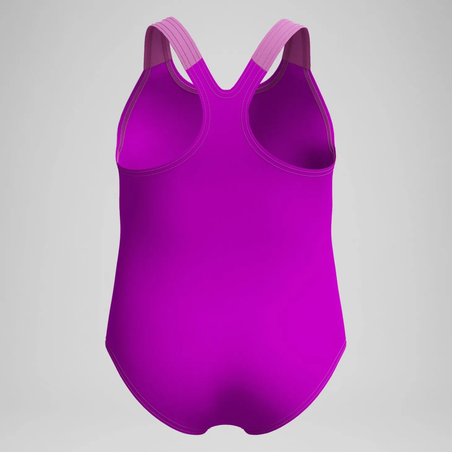 Maillot de bain Fille imprimé numérique rose