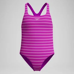 Maillot de bain Fille Medalist imprimé rose