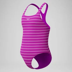 Maillot de bain Fille Medalist imprimé rose