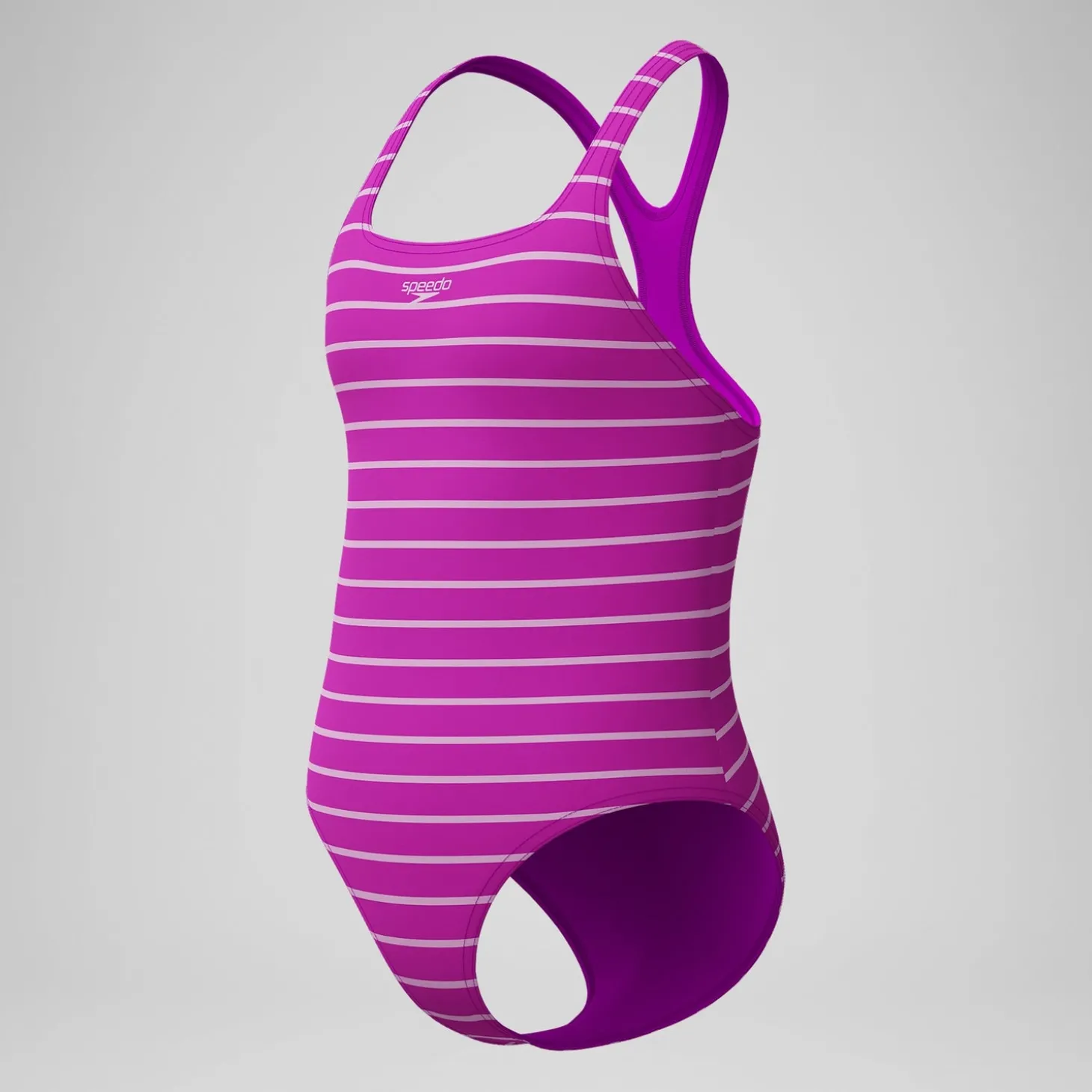 Maillot de bain Fille Medalist imprimé rose