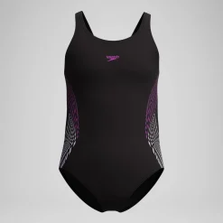 Maillot de bain Fille Placement Muscleback noir/rose