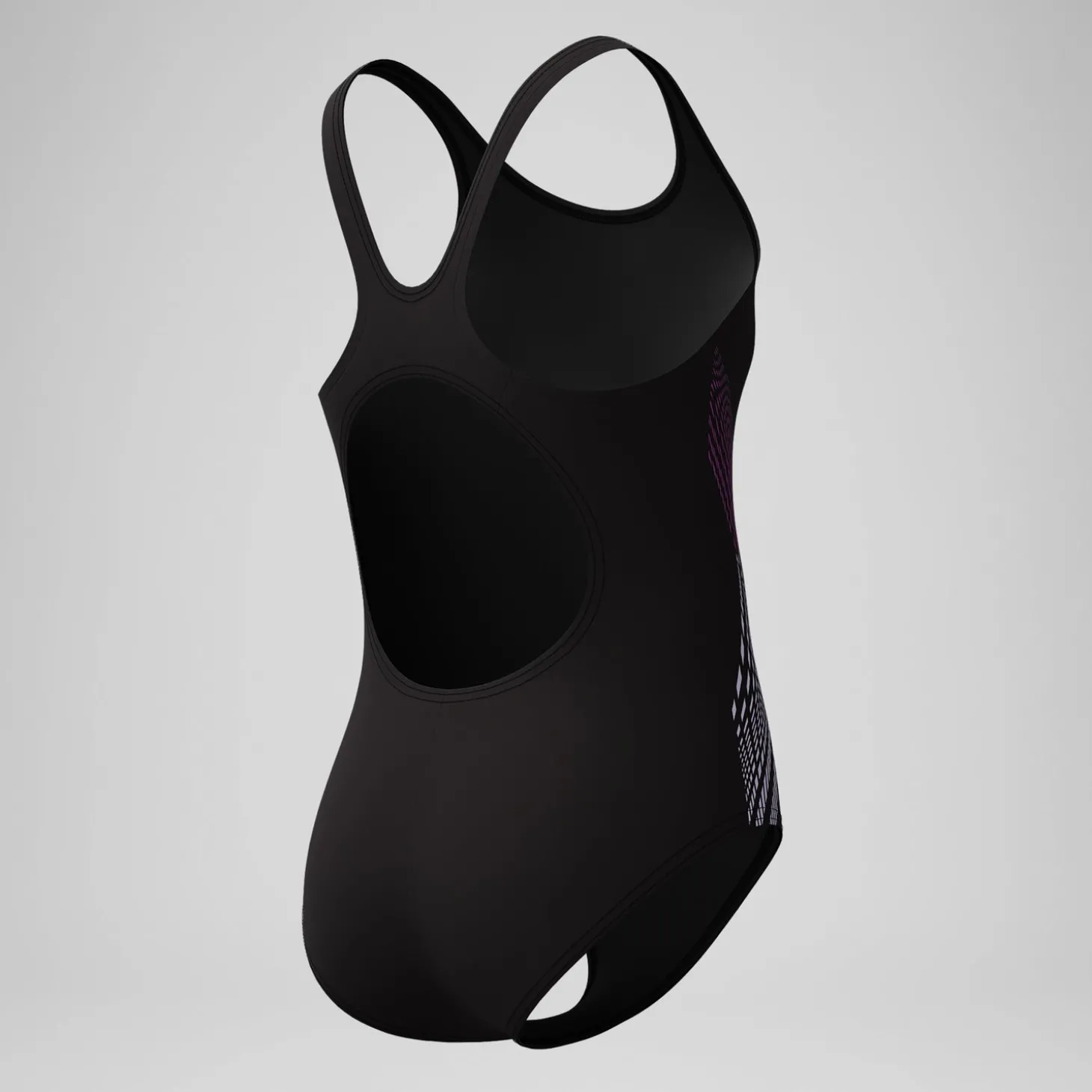 Maillot de bain Fille Placement Muscleback noir/rose
