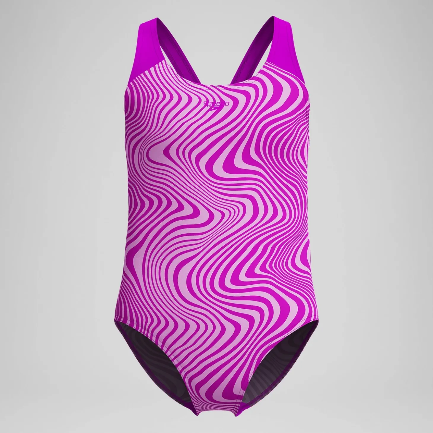 Maillot de bain Fille Spashback imprimé numérique rose
