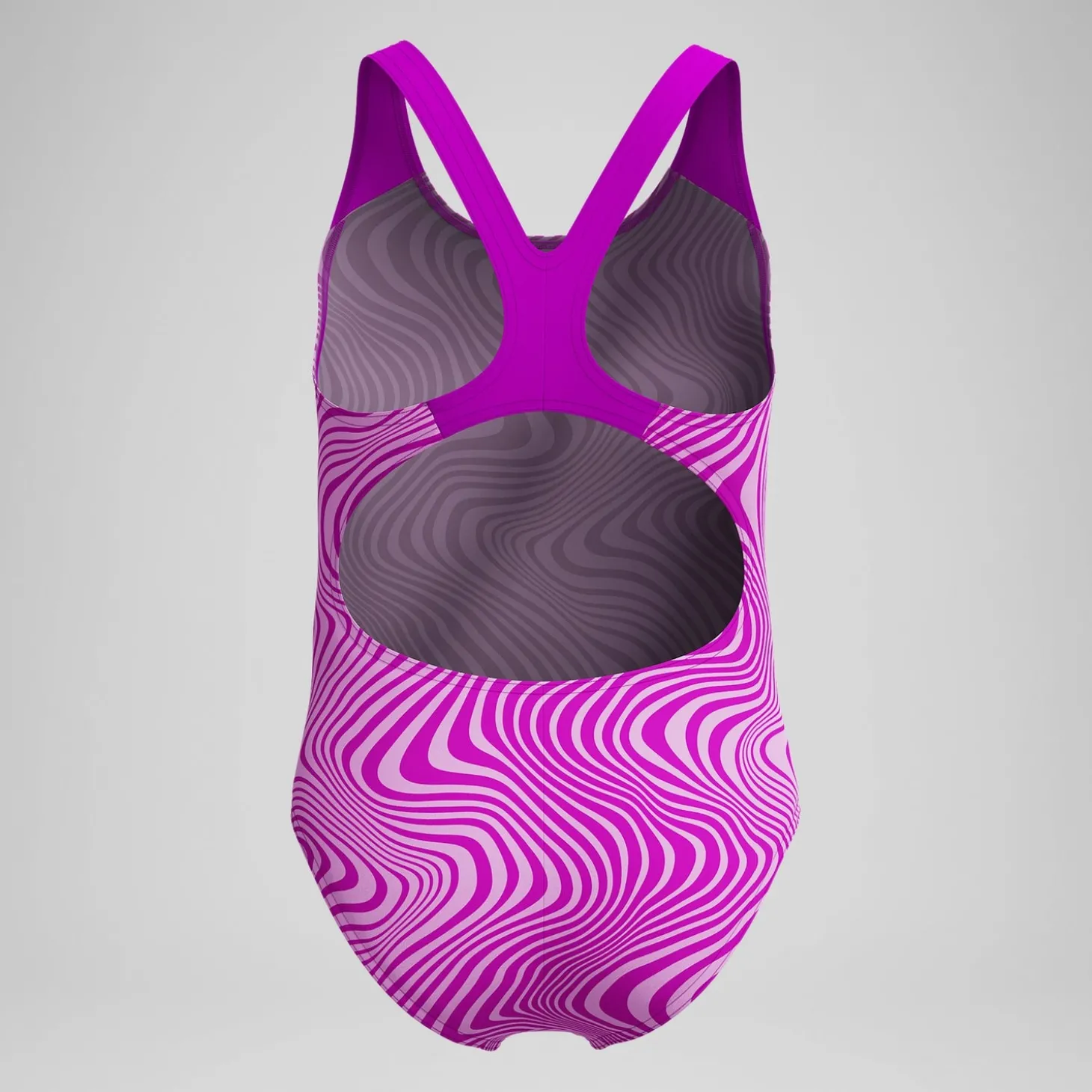 Maillot de bain Fille Spashback imprimé numérique rose
