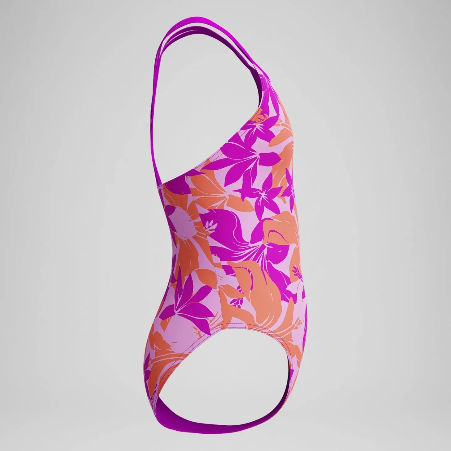 Maillot de bain Fille Twinstrap imprimé rose