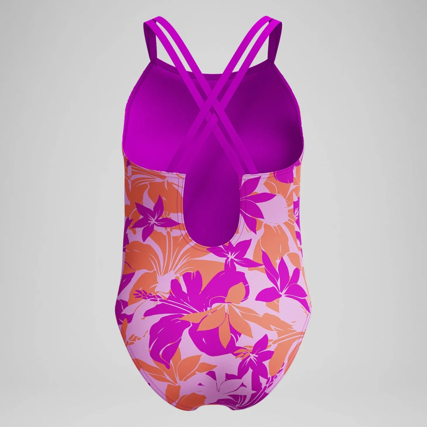 Maillot de bain Fille Twinstrap imprimé rose