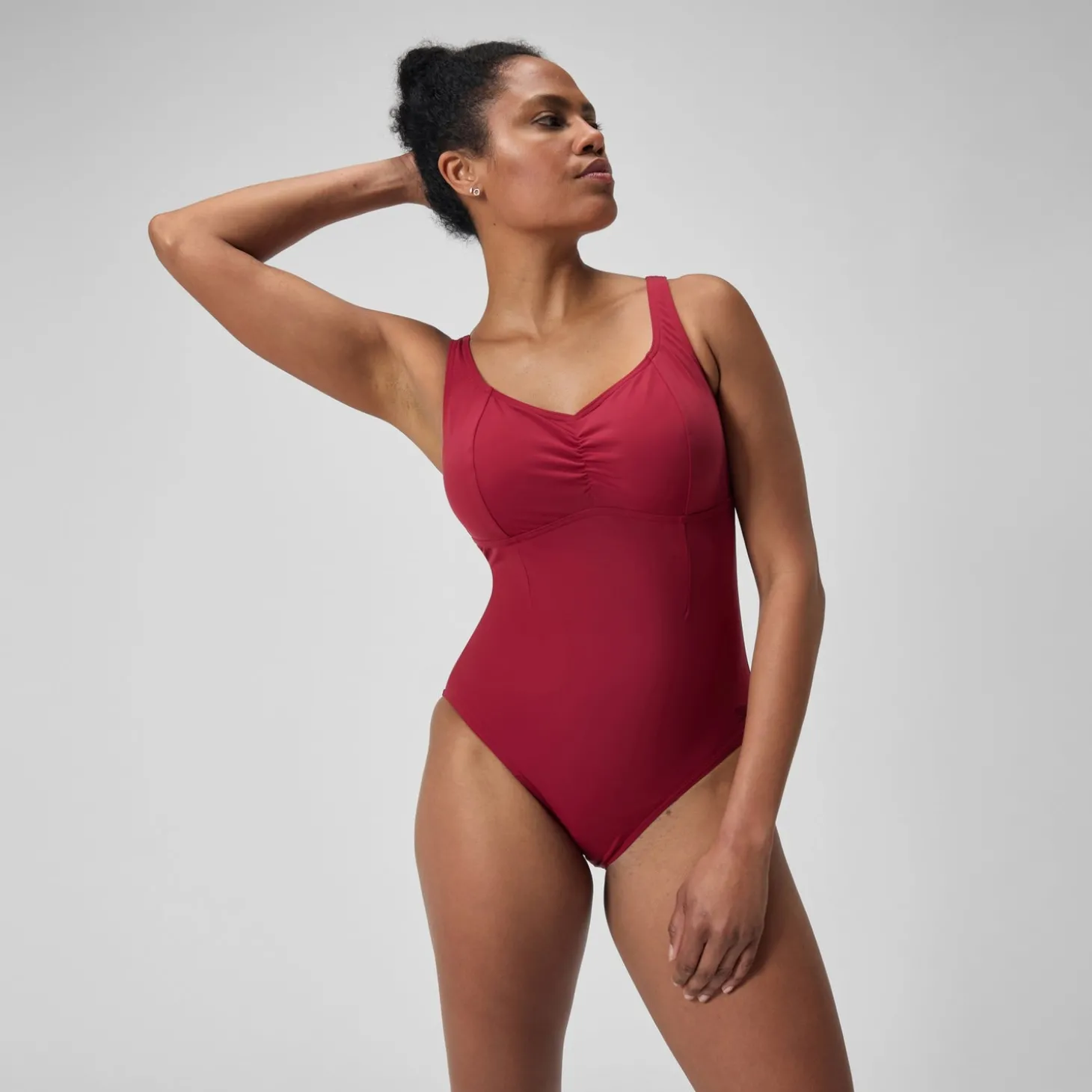 Maillot de bain gainant Femmes AquaNite pour Femmes Rouge basque
