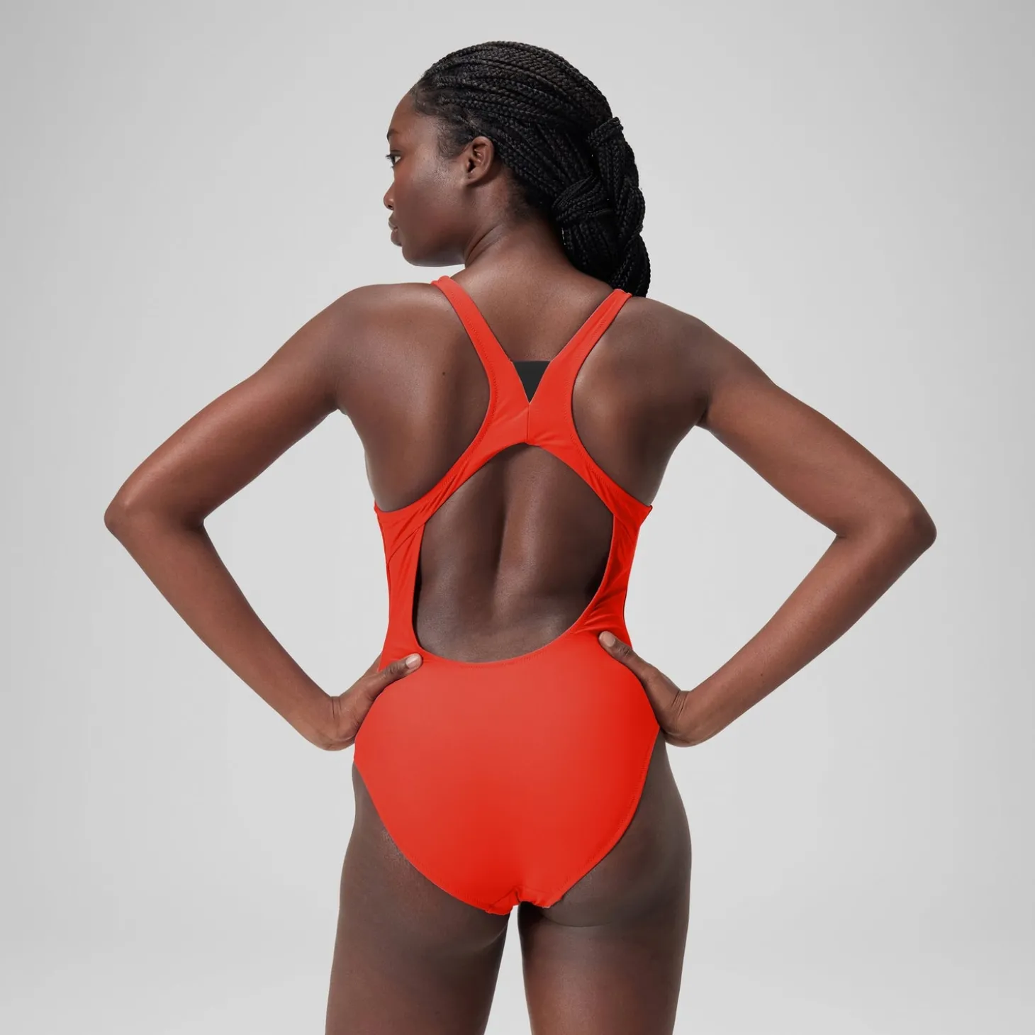Maillot de bain gainant Femmes ContourEclipse pour Femmes Prune dandy/Rouge basque