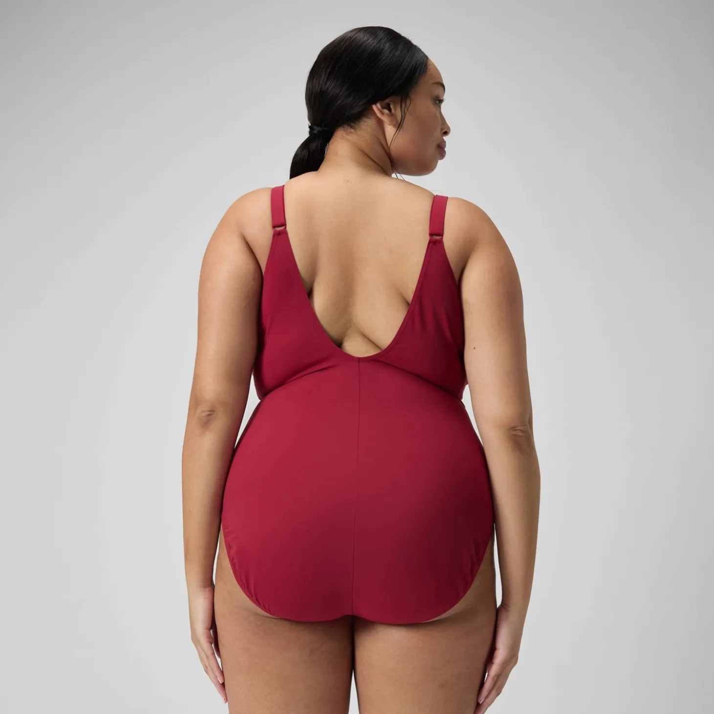 Maillot de bain galbant AquaNite pour Femmes (grandes tailles) Rouge basque