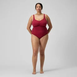 Maillot de bain galbant AquaNite pour Femmes (grandes tailles) Rouge basque
