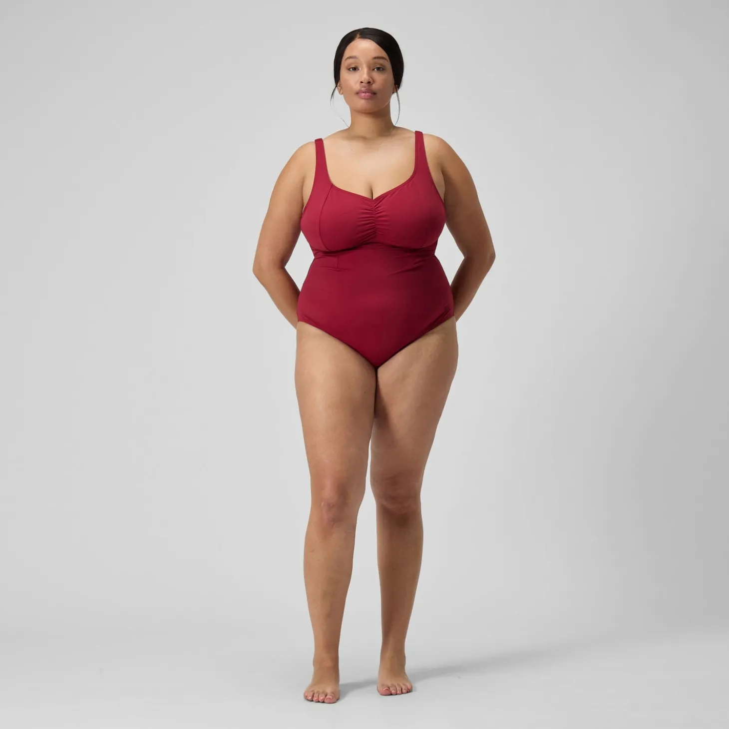 Maillot de bain galbant AquaNite pour Femmes (grandes tailles) Rouge basque
