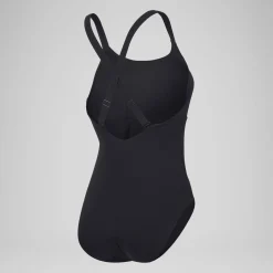 Maillot de bain galbant Crossback pour Femmes Noir