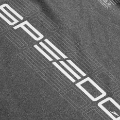 Maillot de bain graphique à manches longues Homme gris